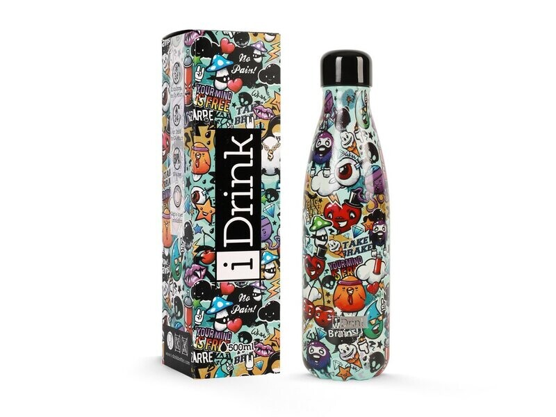 BOTELLA TÉRMICA GRAFITTI I DRINK 500ml acero inoxidable 