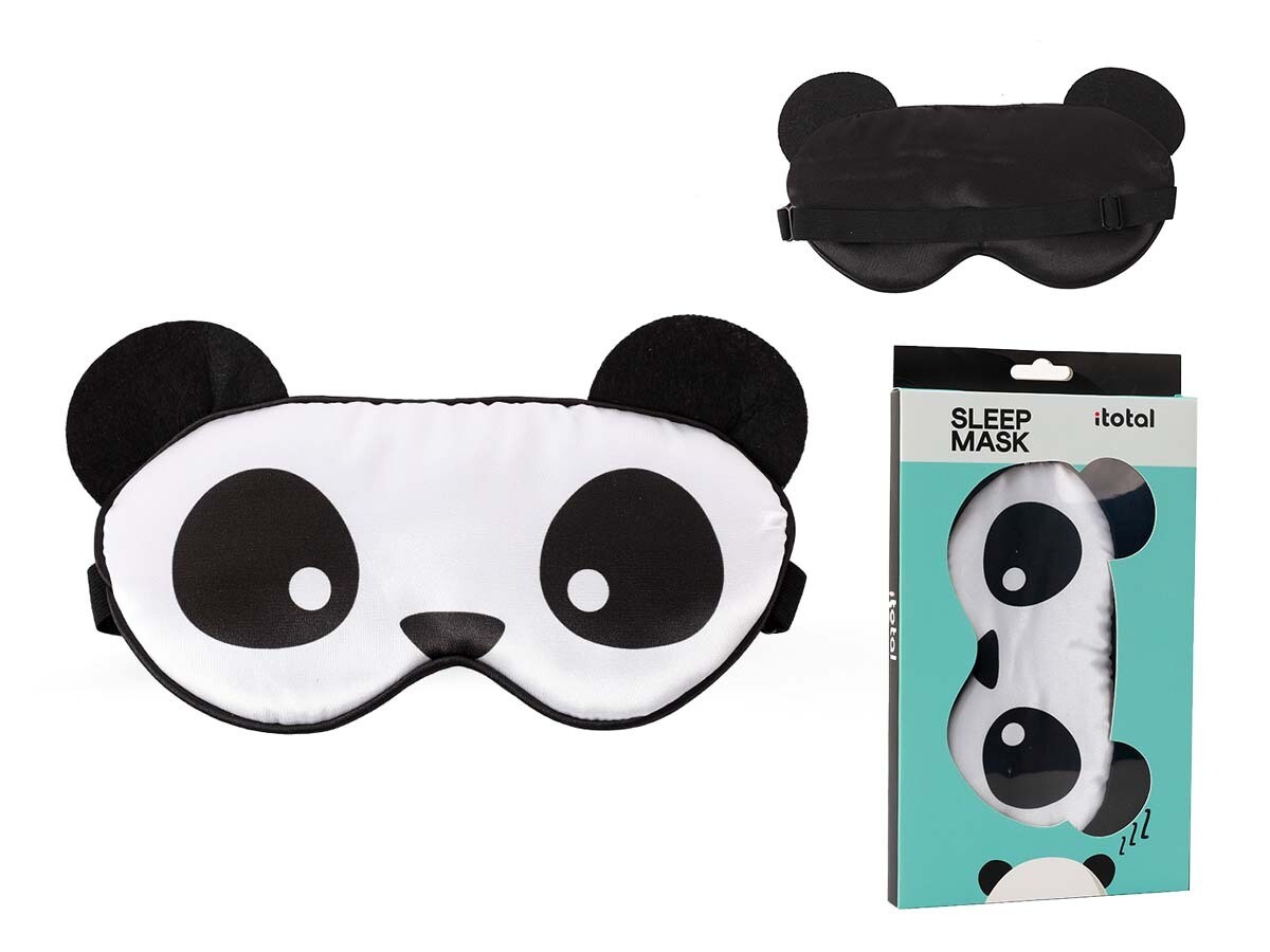 ANTIFAZ PANDA ojos de oso panda terciopelo 