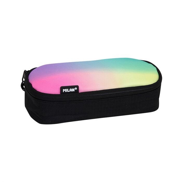 ESTUCHE portatodo ESCOLAR OVALADO MILAN Sunset multicolor