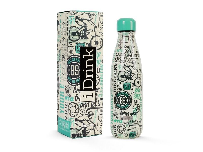 BOTELLA TÉRMICA BICI I DRINK 500ml acero inoxidable Bike Bicicleta