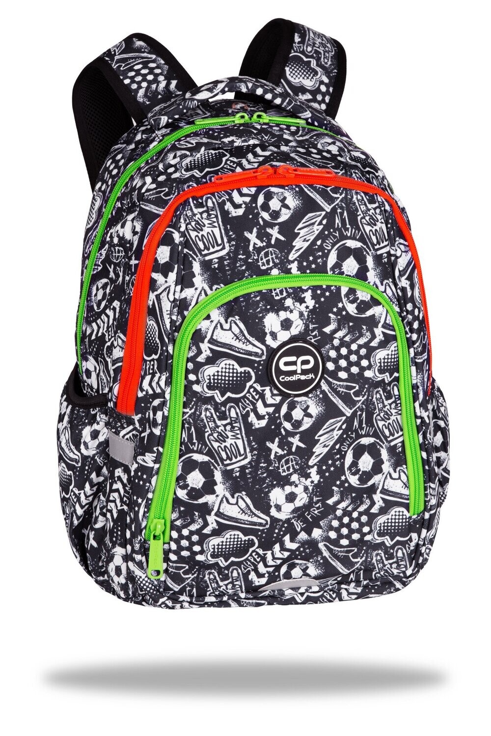 MOCHILA COOLPACK FUTBOL STRIKE 3 CREMALLERAS 27L tamaño carpeta 