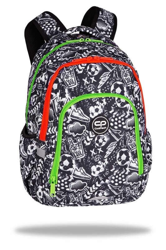 MOCHILA COOLPACK FUTBOL STRIKE 3 CREMALLERAS 27L tamaño carpeta 