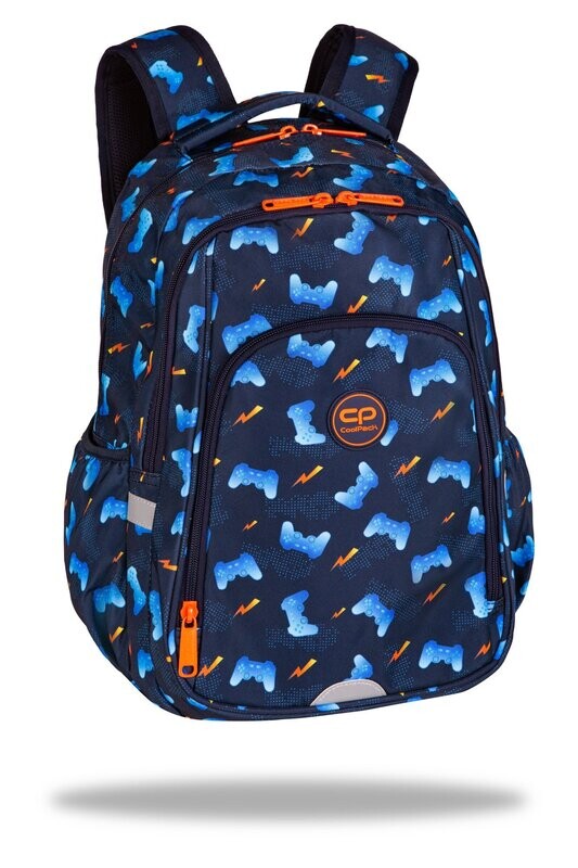 MOCHILA COOLPACK MANDO PLAY 3 CREMALLERAS tamaño carpeta 
