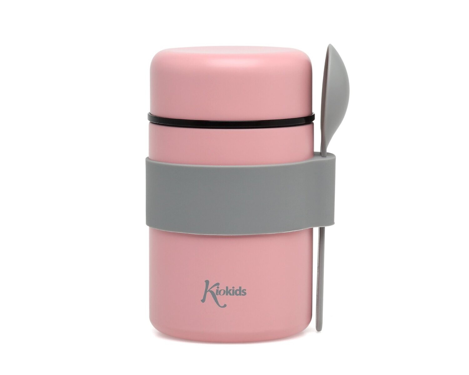 TERMO BEBÉ KIOKIDS ROSA CON cuchara 