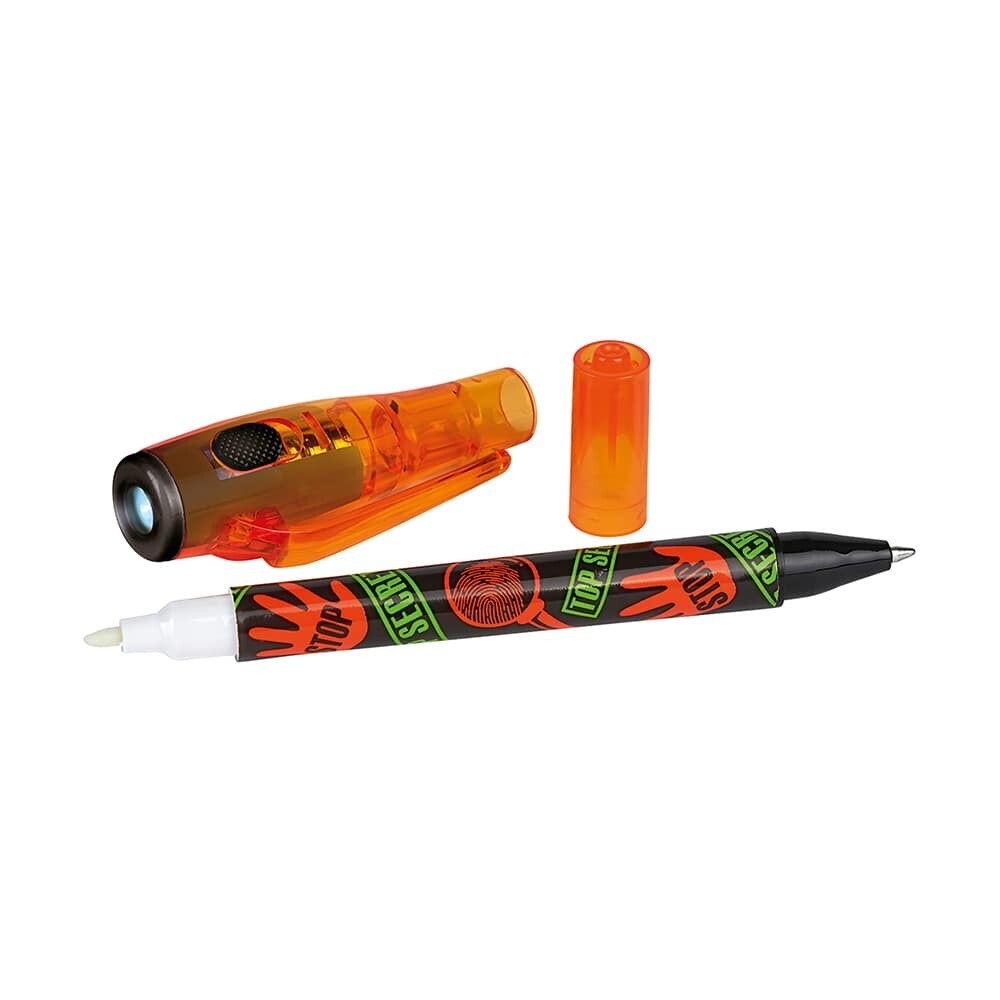 BOLÍGRAFO CÓDIGO SECRETO 2 EN 1 TINTA INVISIBLE  BOLI secreto 