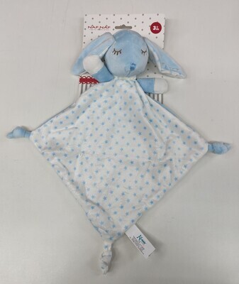 DOUDOU BEBÉ AZUL DUDÚ CONEJO PAÑUELO PARA DORMIR mantita bebé conejito 