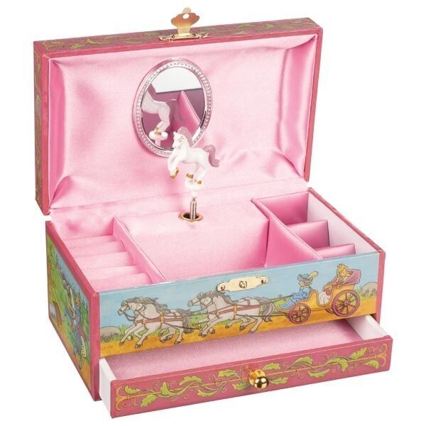 JOYERO MUSICAL CABALLO CAJA DE MÚSICA 