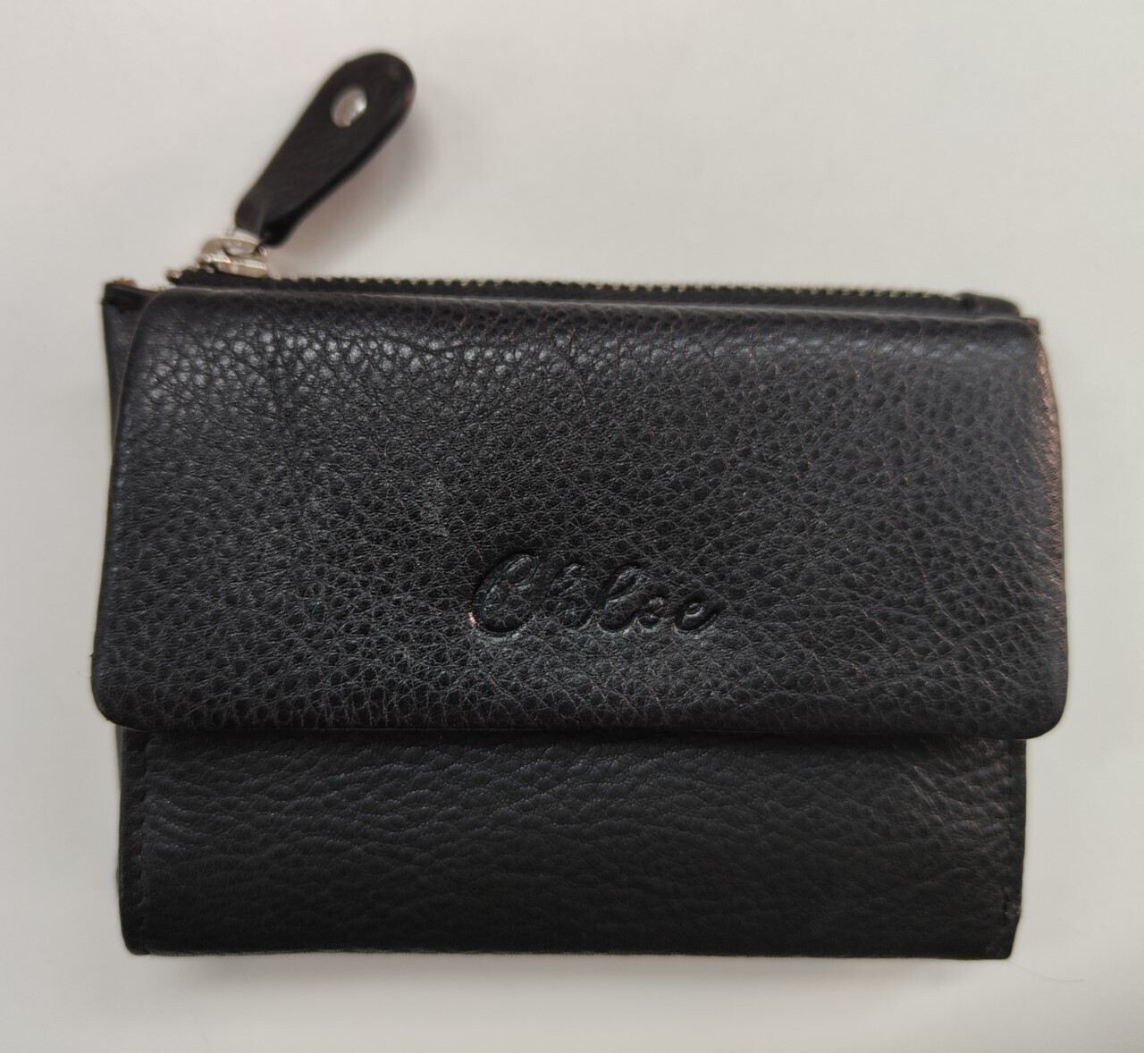 MINI BILLETERA MUJER CHLOE MyWallets NEGRO CARTERA DE PIEL PEQUEÑA 
