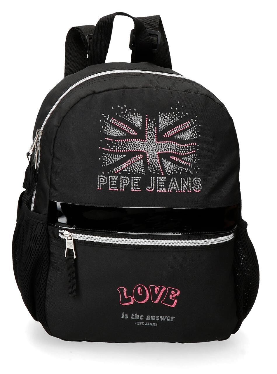 MOCHILA PASEO PEPE JEANS negro brilli brilli 