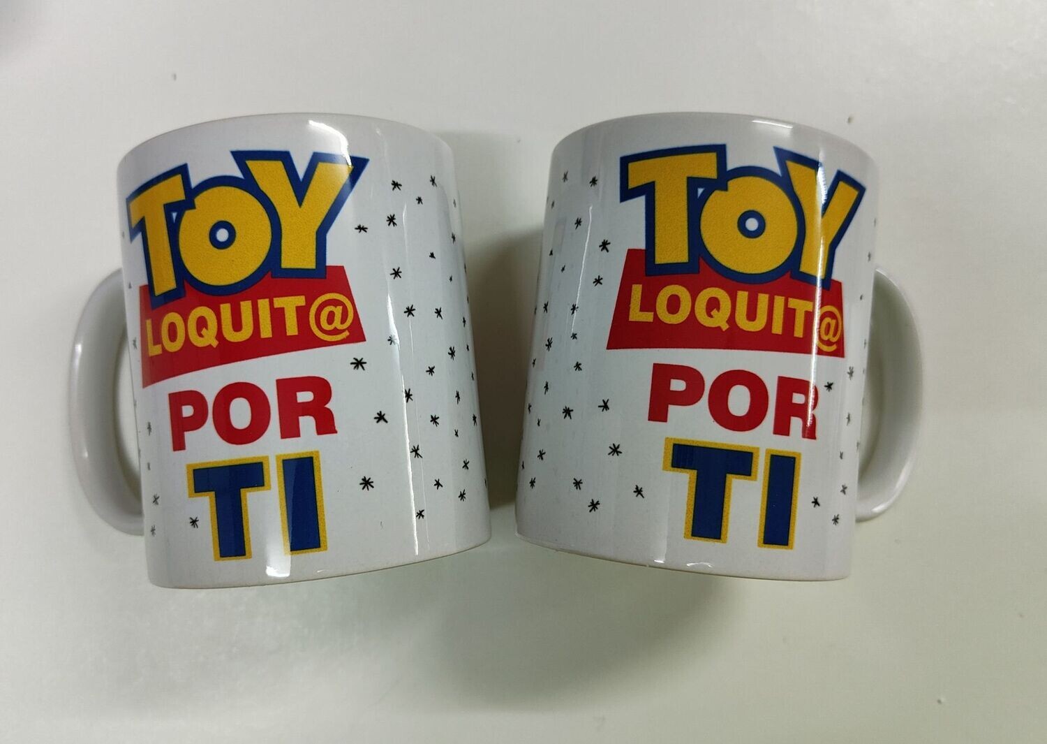 TAZA ROMÁNTICA TOY LOQUIT@ POR TI AMOR LOVE CORAZÓN SAN VALENTÍN ENAMORADOS 