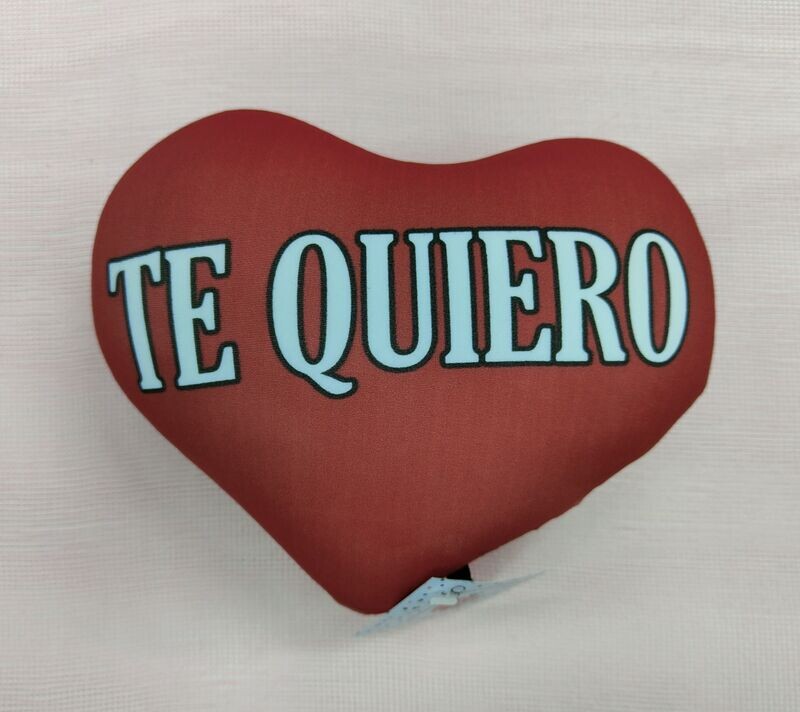 COJIN ANTIESTRÉS  CORAZÓN TE QUIERO pequeño Love SAN VALENTÍN AMOR CORAZONES