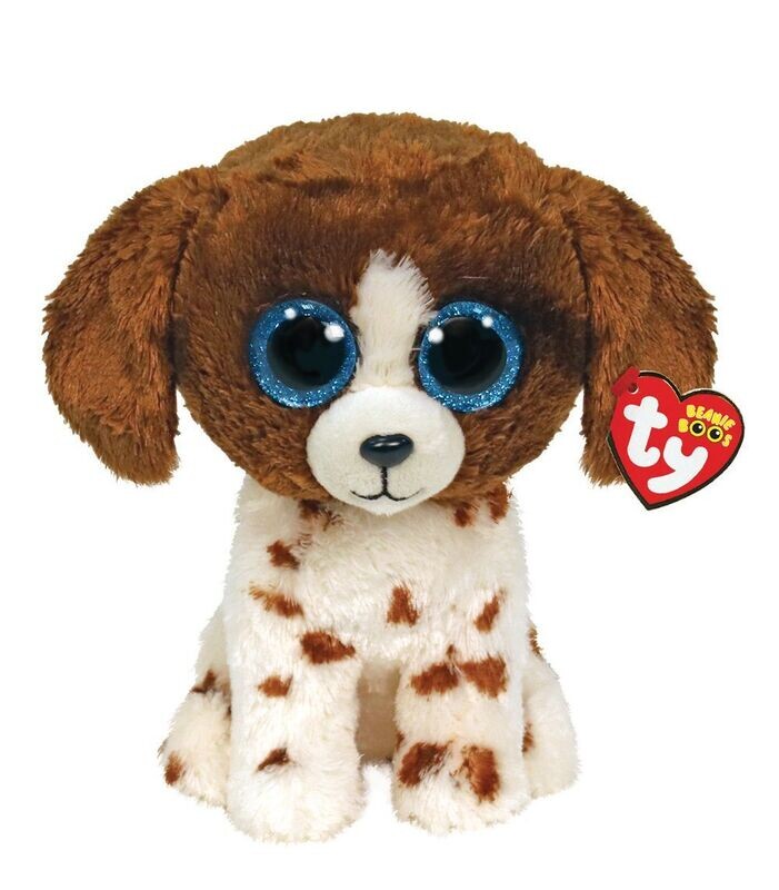 PELUCHE TY MUDDLES BEANIE BOOS PERRO 23cm