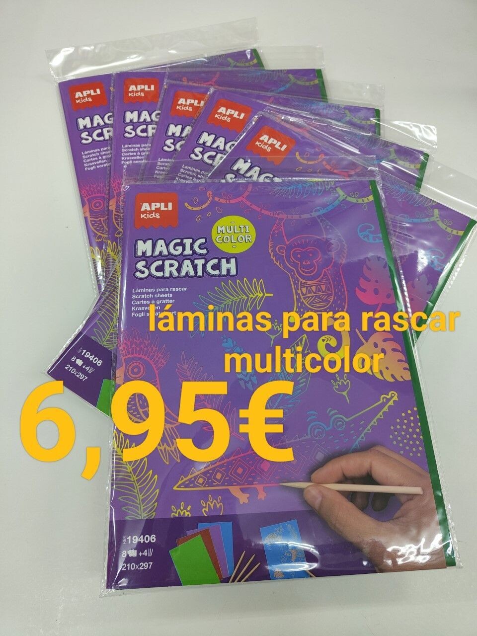 MANUALIDADES RASCA APLI multicolor 