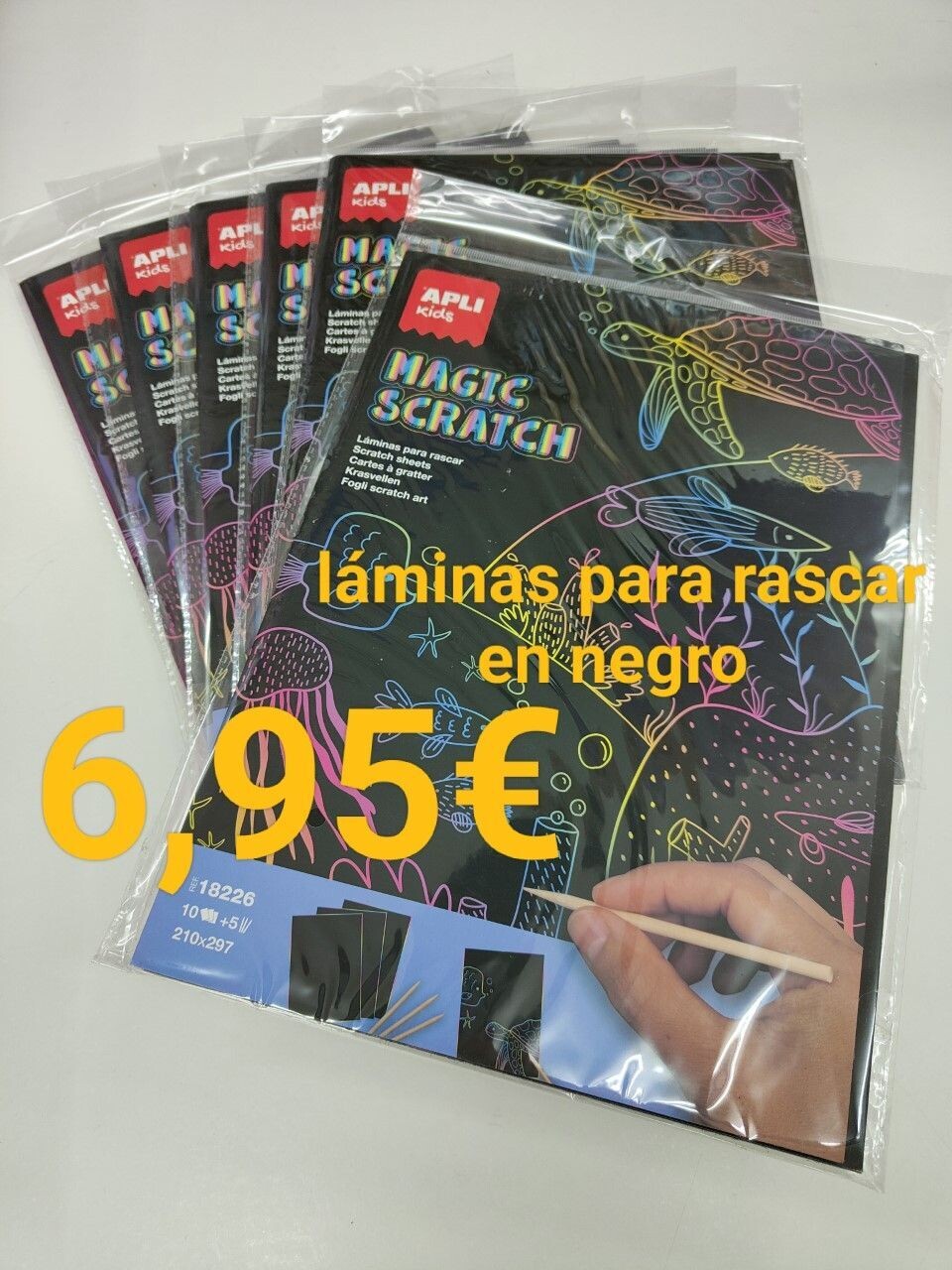 MANUALIDADES RASCA APLI negro 