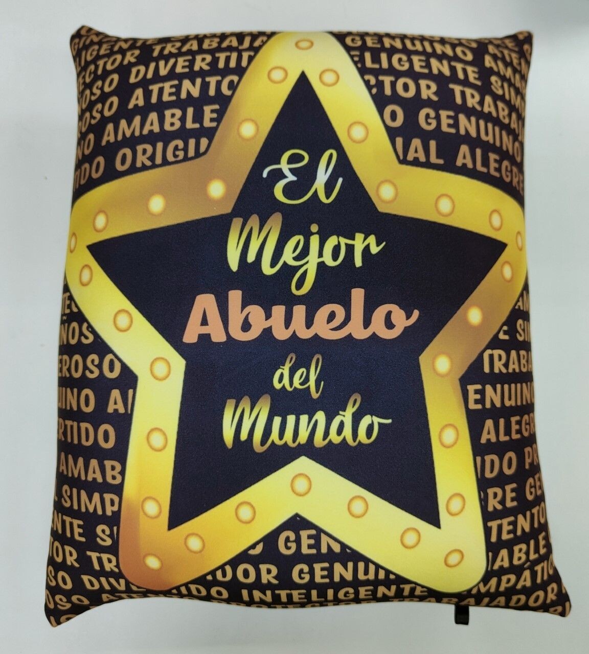 COJIN ANTIESTRÉS ABUELO grande familia cuadrado 