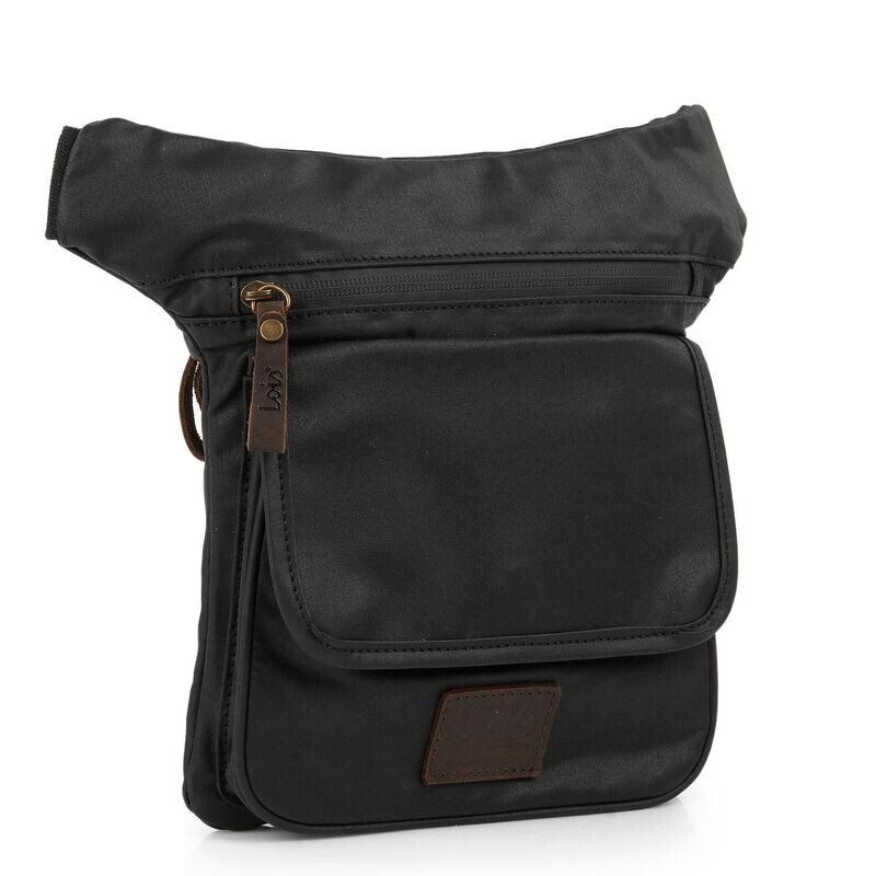 REBAJAS - OUTLET RIÑONERA PLANA HOMBRE LOIS NEGRA 