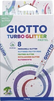 ROTULADORES  PASTEL BRILLANTE GIOTTO metalizados 