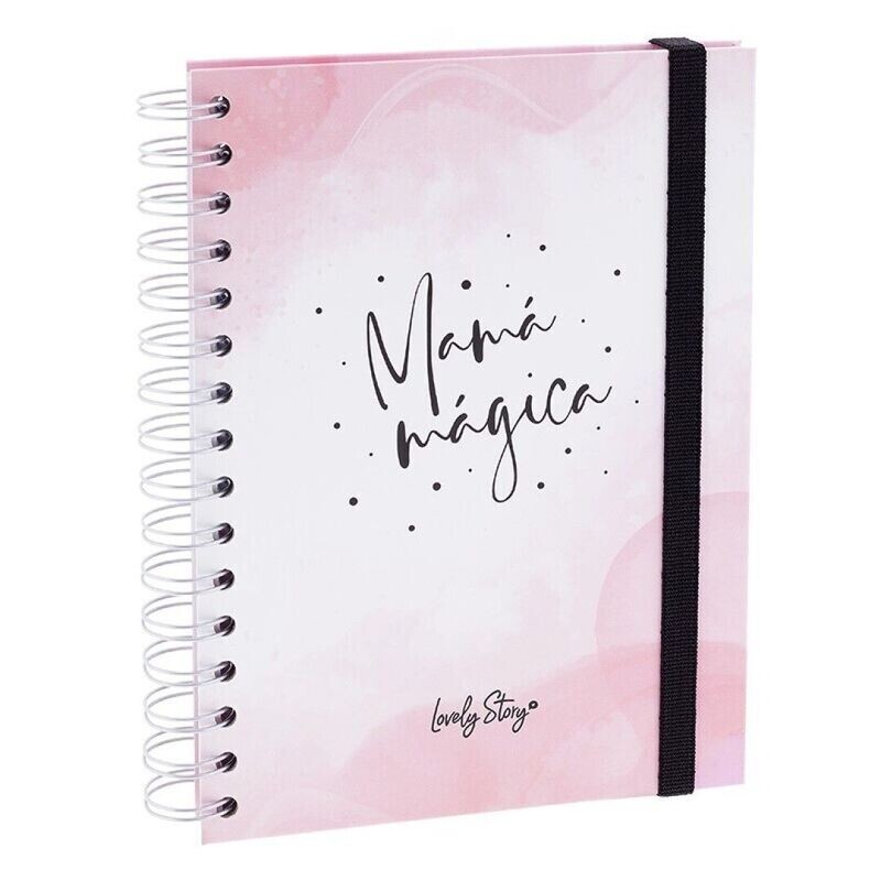 LIBRETA A5  MAMÁ MÁGICA Cuaderno tapa dura para regalar especial día de la madre 