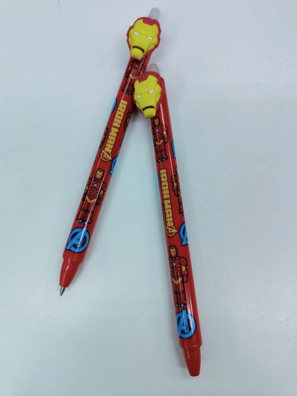 BOLÍGRAFO BORRABLE  IRON MAN MARVEL BOLI tinta azul 