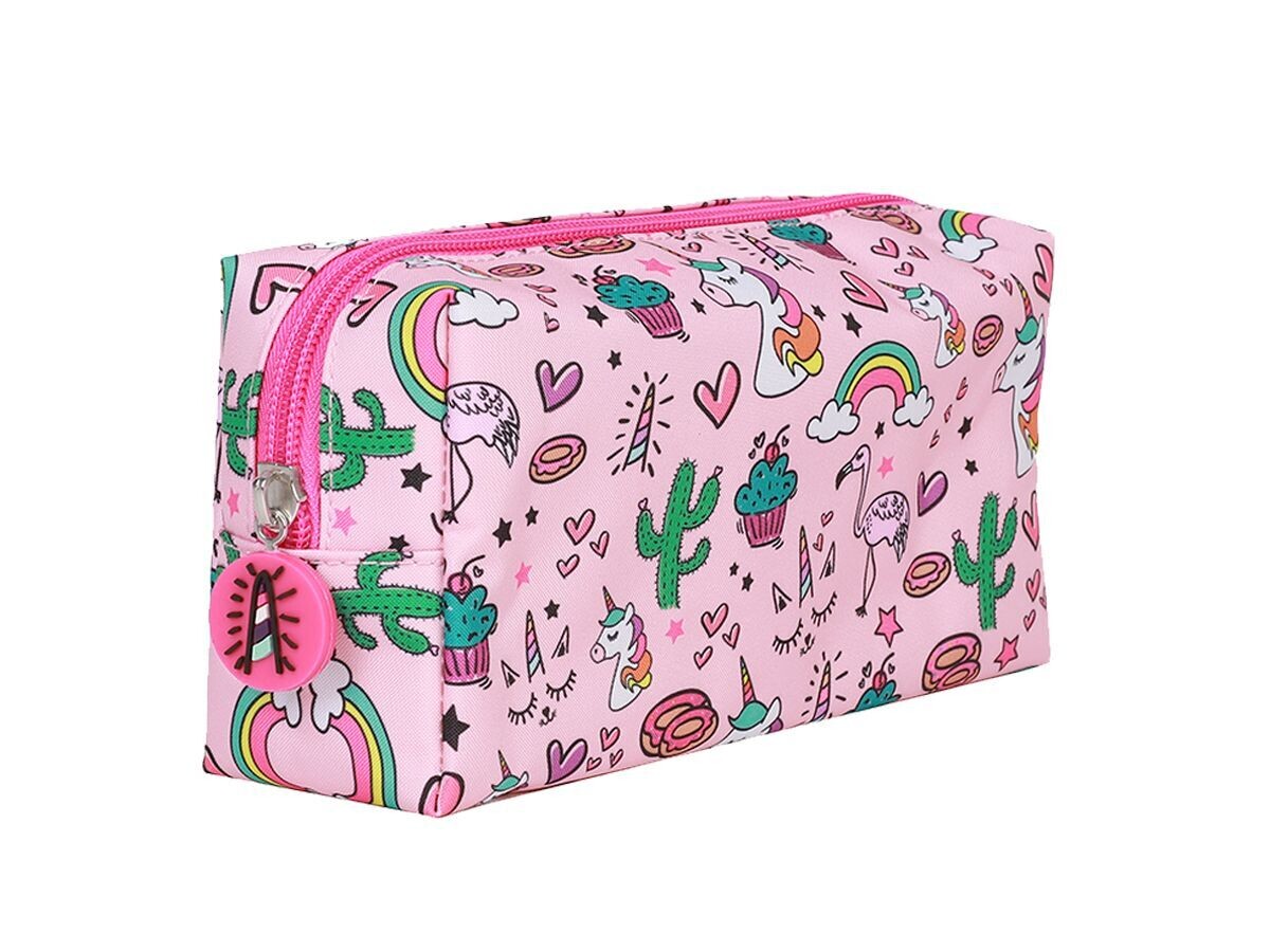 NECESER UNICORNIO PEQUEÑO -ESTUCHE PORTATODO rosa 