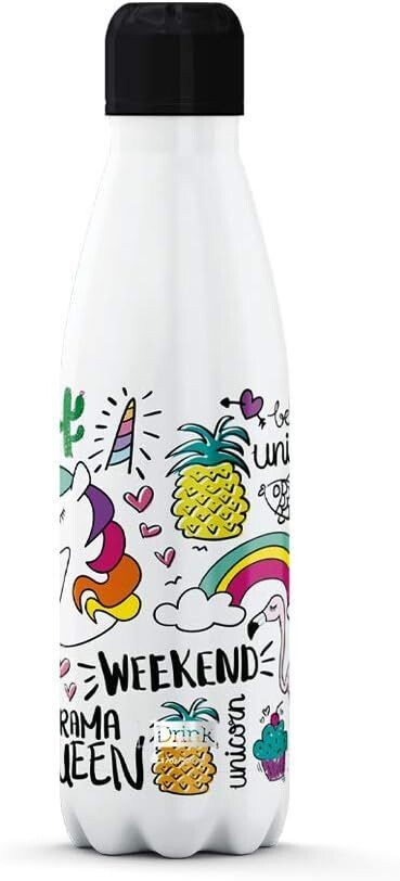 BOTELLA TÉRMICA UNICORNIO I DRINK 750ml acero inoxidable 
