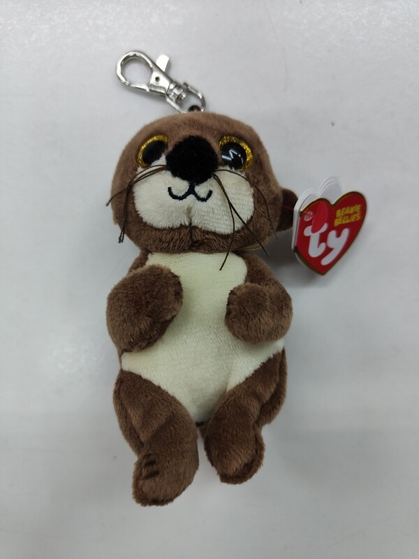 LLAVERO TY  MITCH NUTRIA PELUCHE MARRÓN 