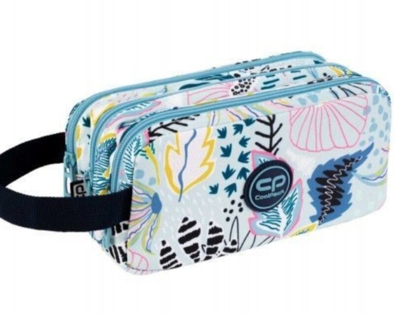 ESTUCHE PORTATODO TRIPLE COOLPACK DAVAO portatodo azul 