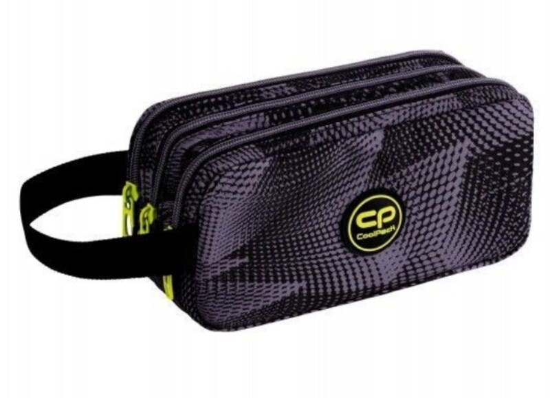 ESTUCHE TRIPLE COOLPACK HURRICANE gris portatodo 