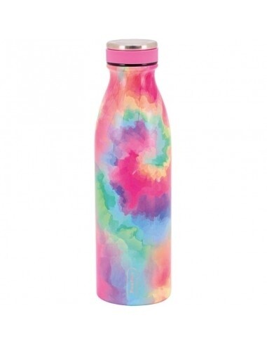 BOTELLA TÉRMICA TIEDYE 350ml ARCOIRIS TANDEM acero inoxidable 