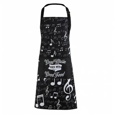 DELANTAL MÚSICA I TOTAL COCINERO TEXTIL notas musicales 