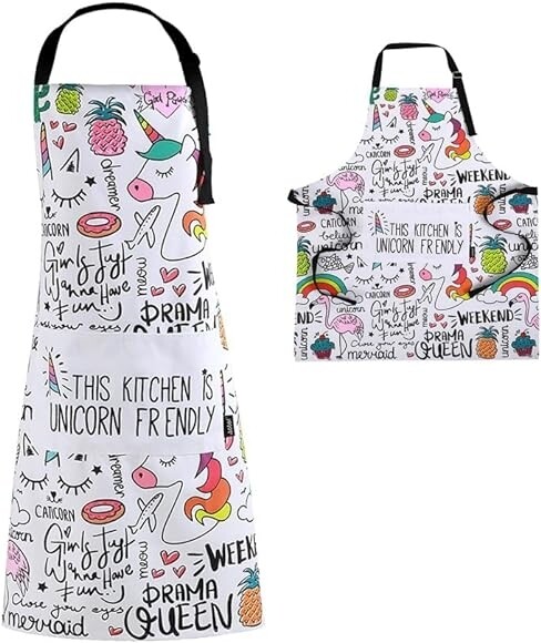 DELANTAL UNICORNIO I TOTAL COCINERO TEXTIL 