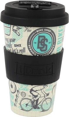 TAZA BAMBÚ I DRINK BIKE bicicleta vaso 435ml