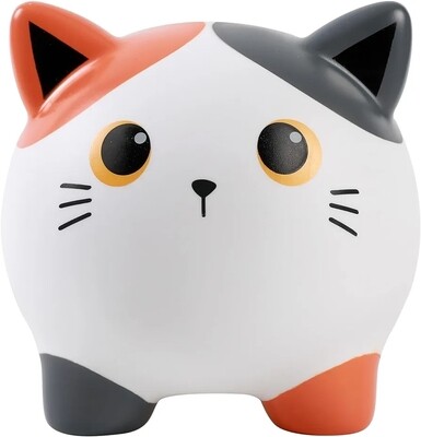 HUCHA I TOTAL GATO  CAT divertida y decorativa 