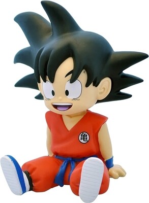 HUCHA GOKU SENTADO DRAGON BALL DRAGONPRO mini hucha 13,5cm Plastoy