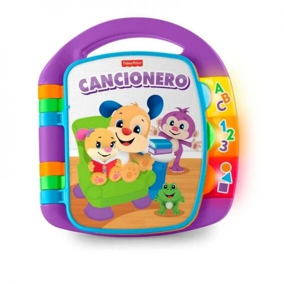 LIBRO CANCIONERO FISHER PRICE aprendizaje interactivo LILA