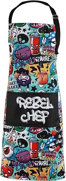 DELANTAL I TOTAL URBAN GRAFITTI COCINERO TEXTIL 