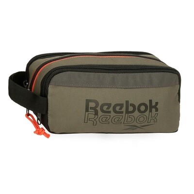 ESTUCHE PORTATODO TRIPLE REEBOK CAKI HOWELL TRES CREMALLERAS 