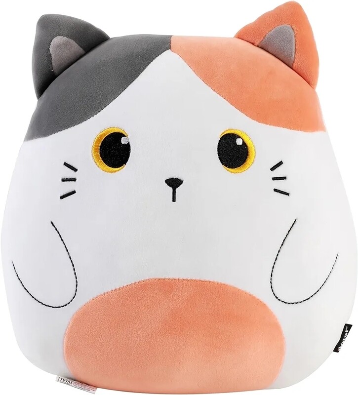 COJIN GATO NARANJA PELUCHE SQUISHY I TOTAL ALMOHADA 