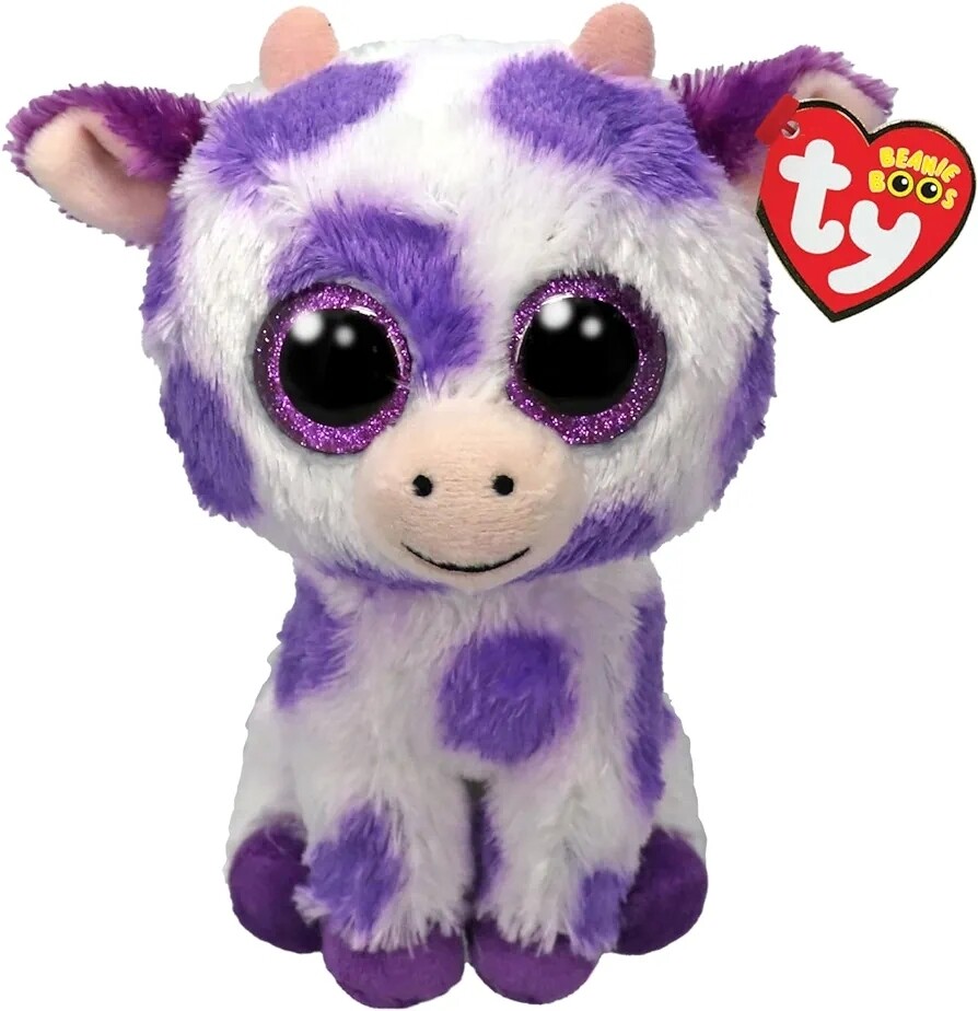 PELUCHE TY BEANIE BOOS VACA ETHEL 15 cm