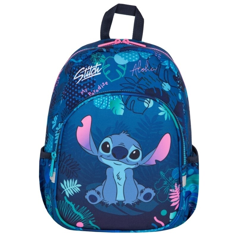 MOCHILA STITCH COOLPACK DISNEY ESCOLAR TOBY CON BROCHE DELANTERO 