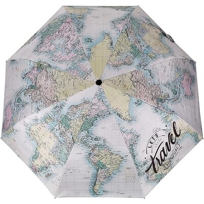 PARAGUAS PLEGABLE MAPA automático abre y cierra 