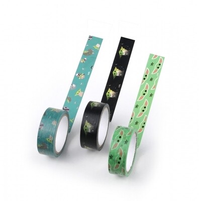 WASHI TAPE MANDALORIAN COOLPACK STAR WARS DISNEY SET DE PAPELERÍA cinta adhesiva decorada 