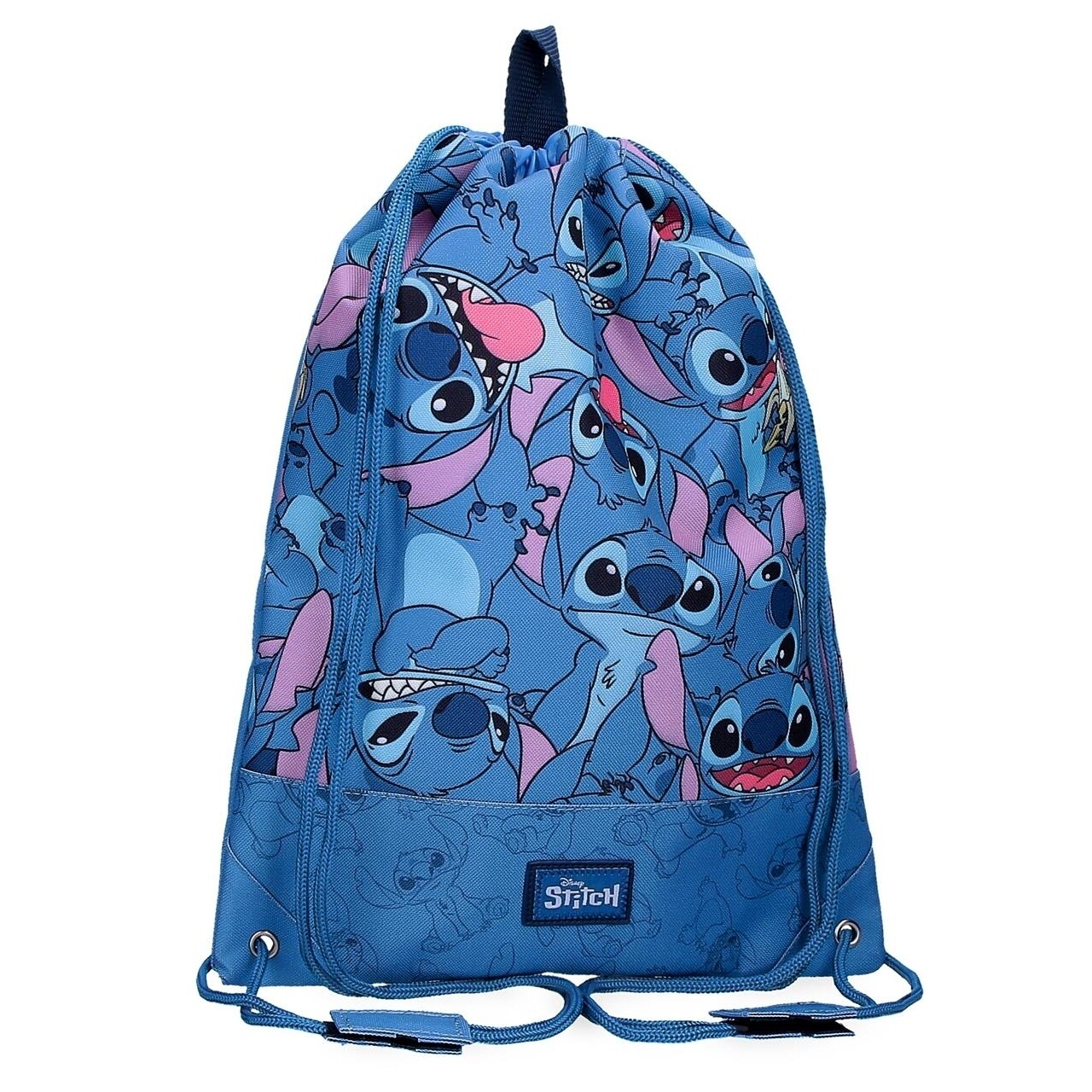 STITCH SACO GYM HAPPY STITCH DISNEY MOCHILA DE CUERDAS INFANTIL escolar 