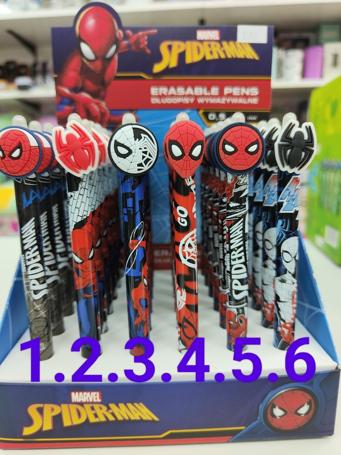 BOLI BORRABLE SPIDERMAN MARVEL BOLÍGRAFO COOLPACK 0,5mm tinta azul 