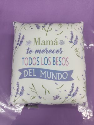 COJÍN ANTIESTRÉS MAMÁ ALMOHADA GRANDE DÍA DE LA MADRE 