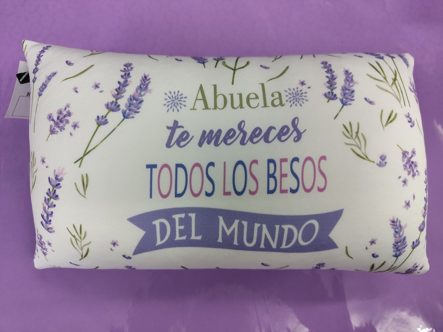 COJÍN ANTIESTRÉS ABUELA IDEAL PARA LECTURA almohada relajante 
