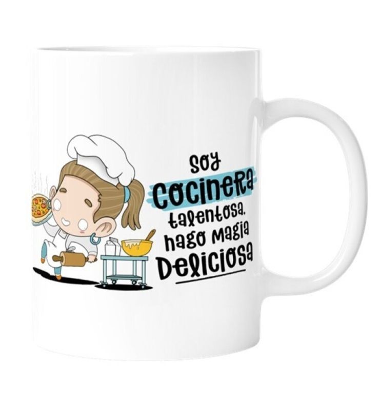 TAZA OFICIOS COCINERA TALENTOSA MALASAÑA profesiones 