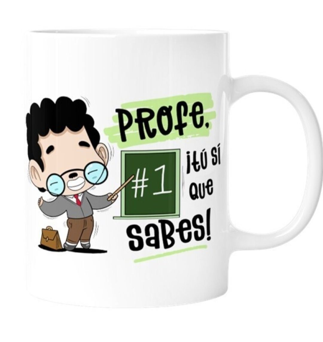 TAZA OFICIOS PROFESOR MALASAÑA PROFESIONES 