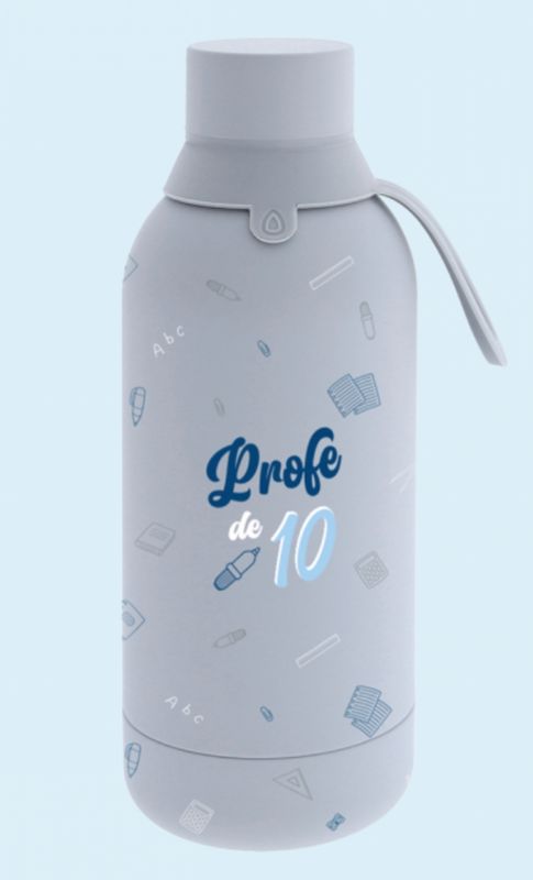 BOTELLA TÉRMICA PROFE LOVELY STORY ACERO INOXIDABLE FIN DE CURSO 