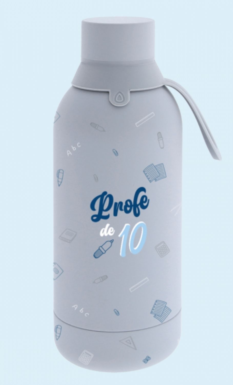 BOTELLA TÉRMICA PROFE LOVELY STORY ACERO INOXIDABLE FIN DE CURSO 